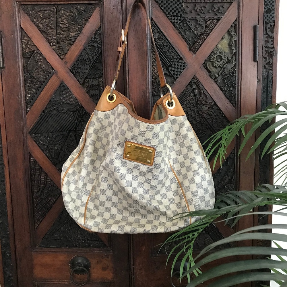Louis Vuitton Damier Azur Galliera Hobo Bag